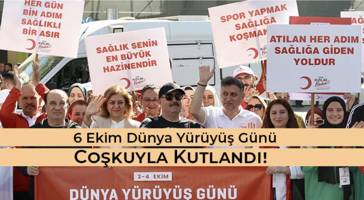 6 Ekim Dünya Yürüyüş Günü Coşkuyla Kutlandı!