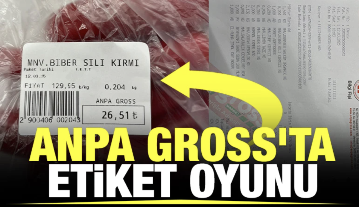 ANPA GROSS’TA ETİKET OYUNU