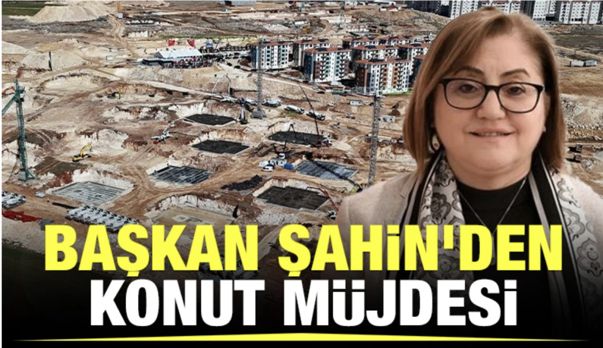 Başkan Şahin'den konut müjdesi