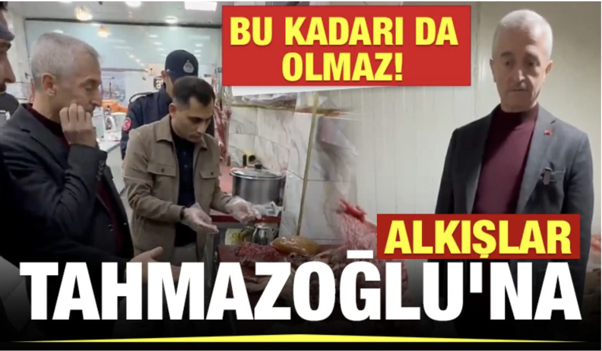 BU KADARI DA OLMAZ! ALKIŞLAR TAHMAZOĞLU'NA