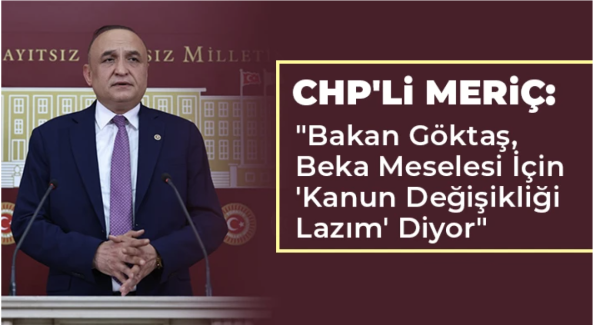 CHP'li Meriç: 