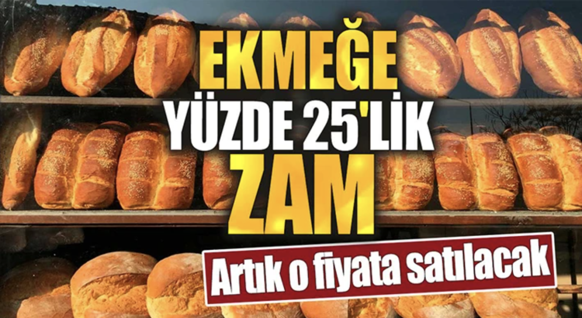 Ekmeğe yüzde 25 zam! Francala 10 lira oldu