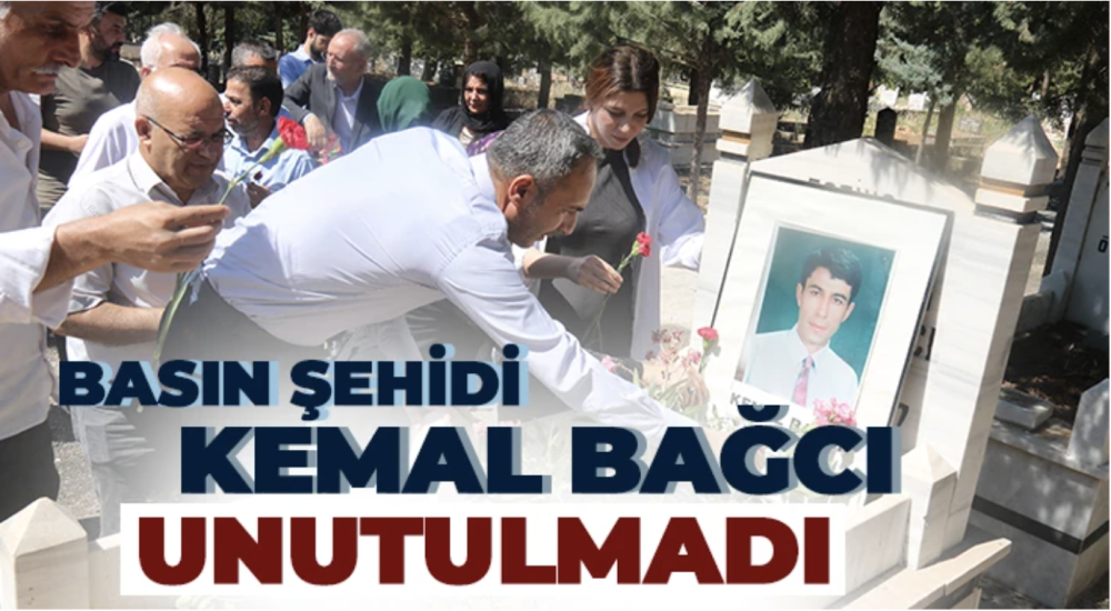Gazeteci Kemal Bağcı unutulmadı