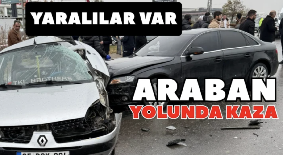 Gaziantep Araban yolunda feci kaza: 4 kişi yaralandı