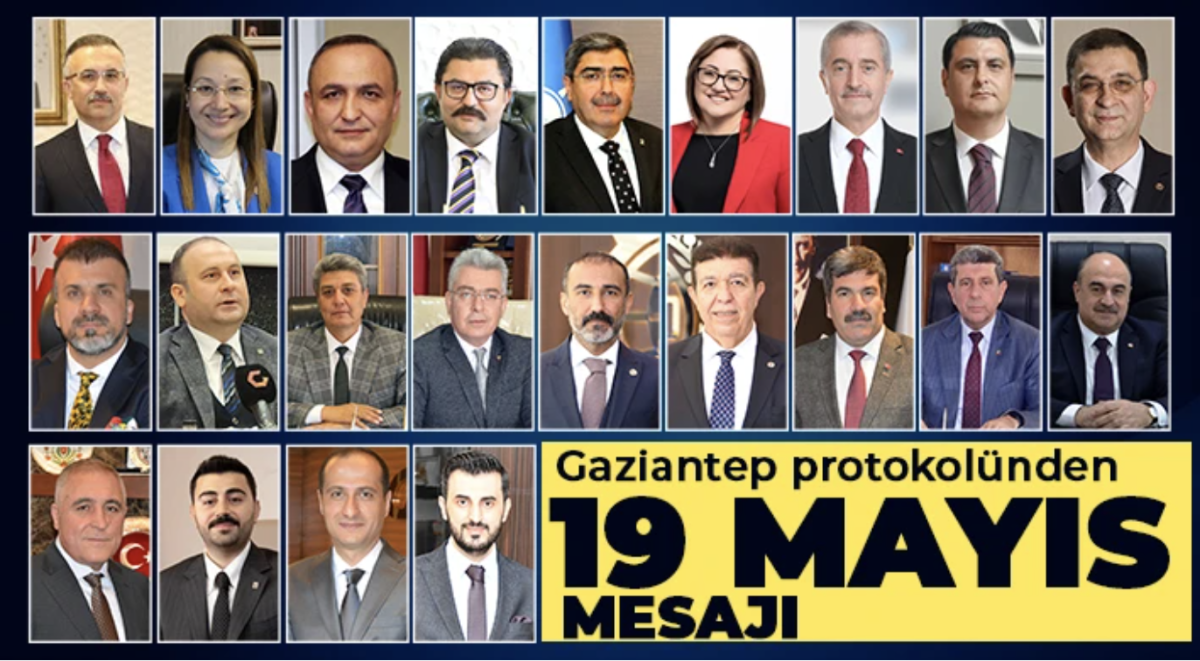 Gaziantep protokolünden 19 Mayıs mesajı