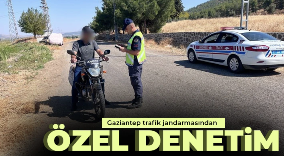 Gaziantep trafik jandarmasından özel denetim