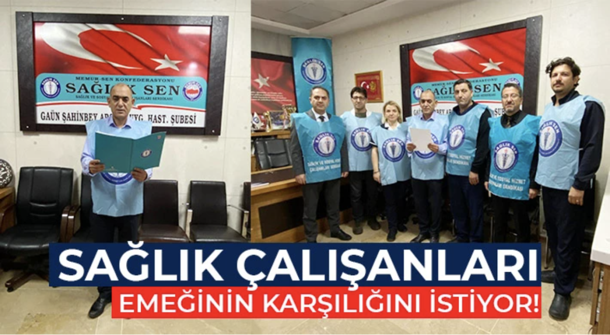 Sağlık çalışanları emeğinin karşılığını istiyor!