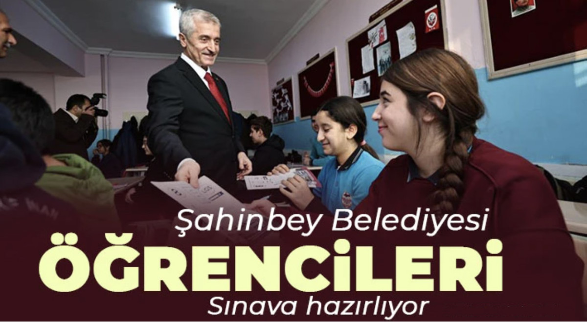 Şahinbey Belediyesi öğrencileri sınava hazırlıyor