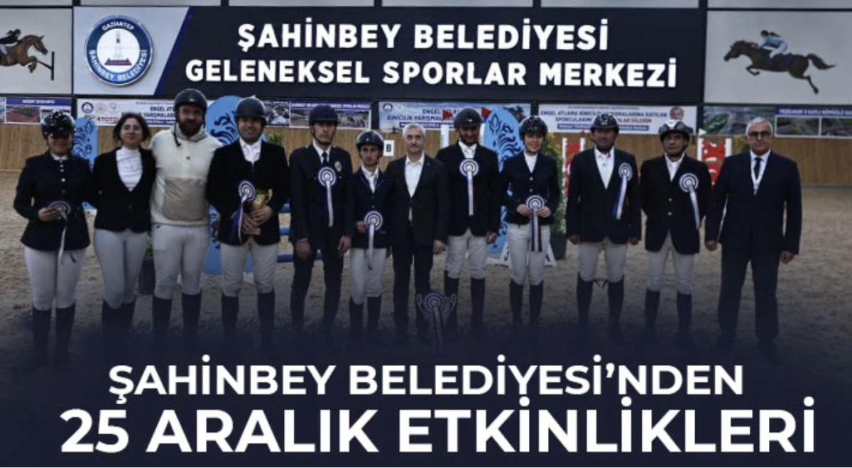 Şahinbey Belediyesi’nden 25 Aralık etkinlikleri