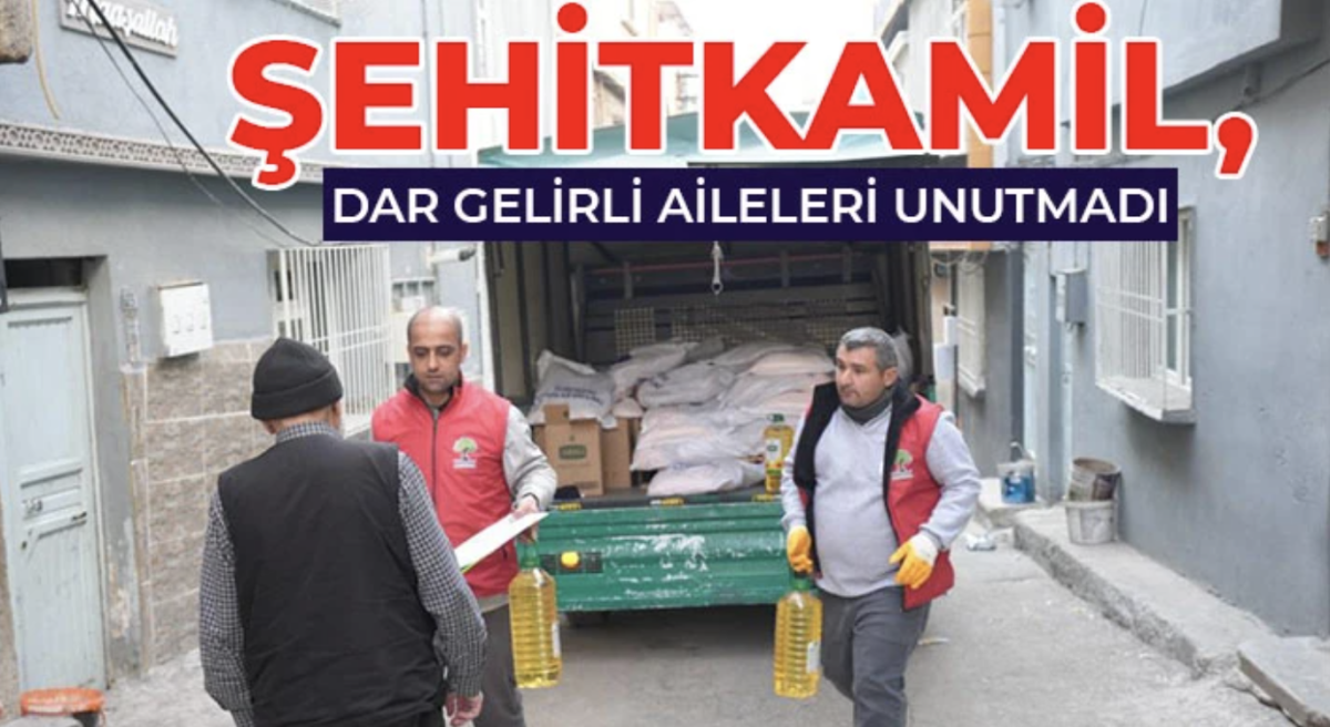 Şehitkamil, dar gelirli aileleri unutmadı