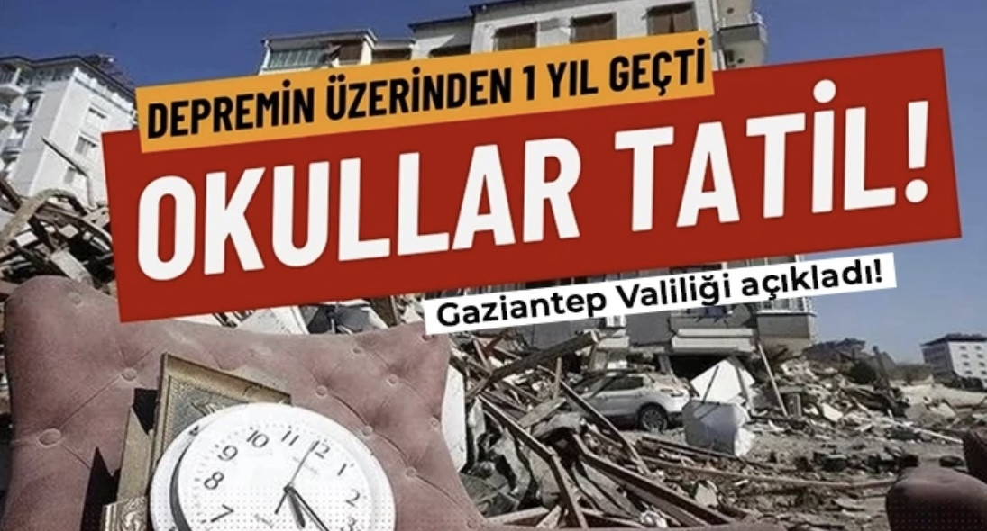 Son Dakika: Okullar Gaziantep'te genelinde Tatil Edildi.
