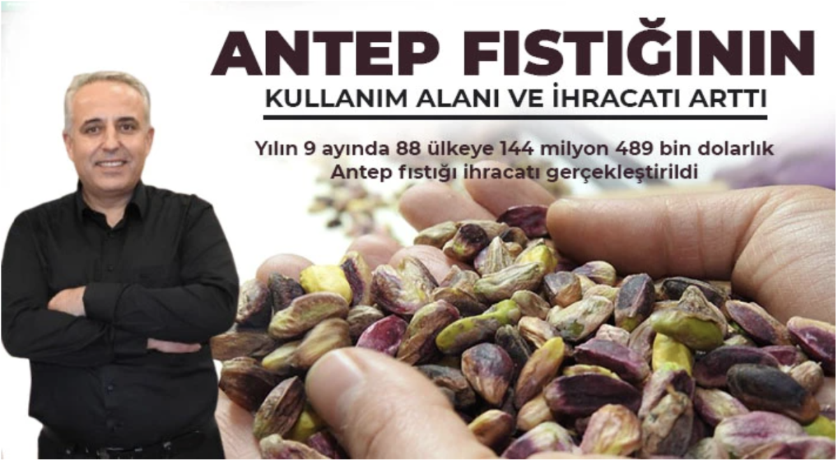 Antep fıstığının kullanım alanı ve ihracatı arttı