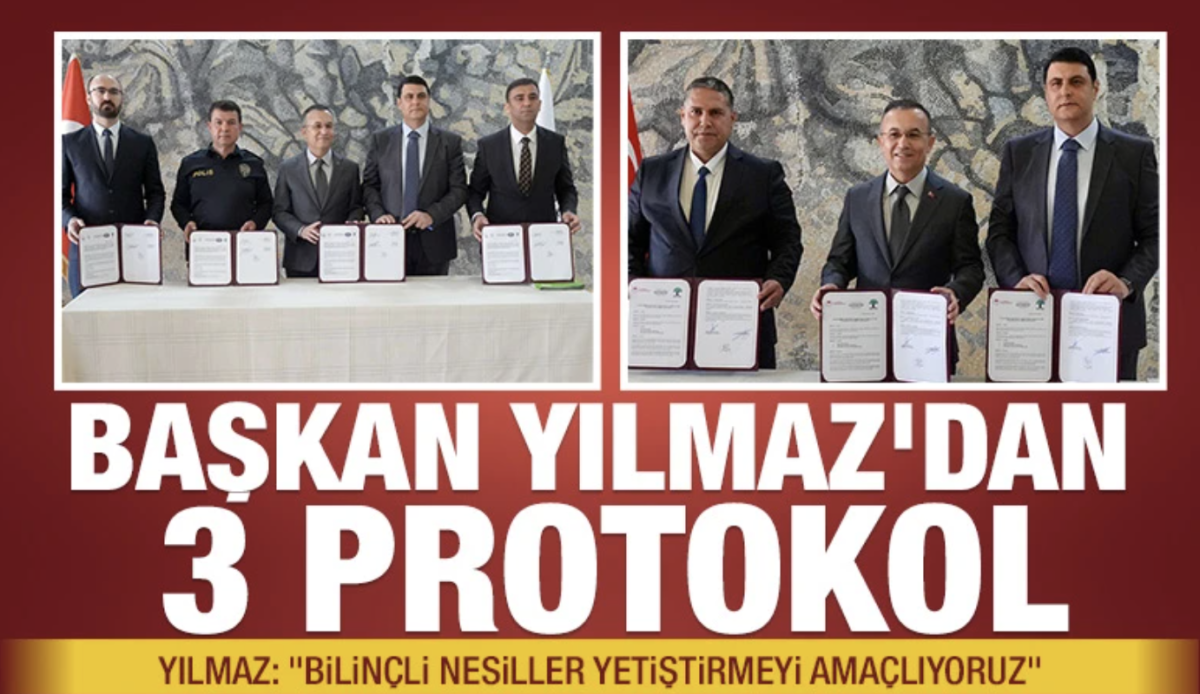 BAŞKAN YILMAZ’DAN 3 PROTOKOL