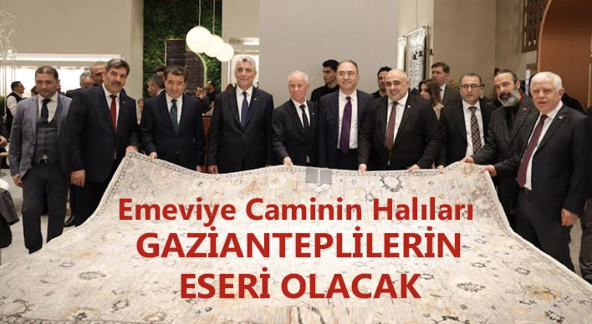 Emeviye Caminin Halıları Gazianteplilerin Eseri Olacak