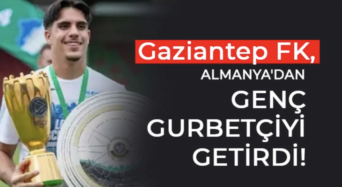 Gaziantep FK'ya genç transfer