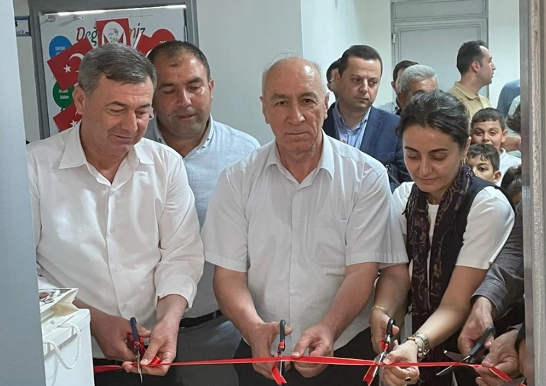 Gaziantep'in Nurdağı ilçesinde iki okulda kütüphane açılışı yapıldı
