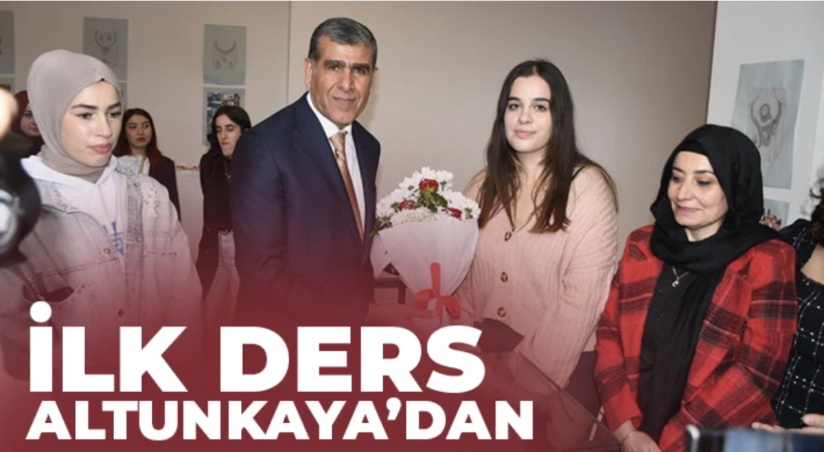  İlk ders Altunkaya’dan