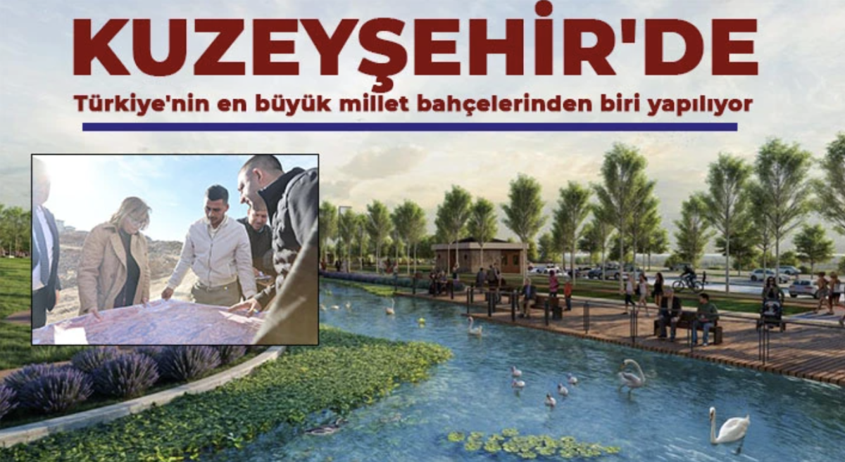  Kuzeyşehir'de Türkiye'nin en büyük millet bahçelerinden biri yapılıyor