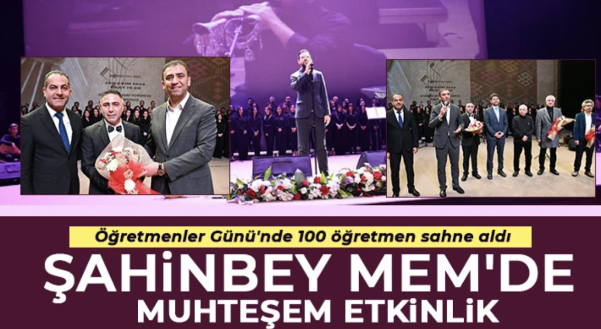 Şahinbey MEM'de muhteşem etkinlik 