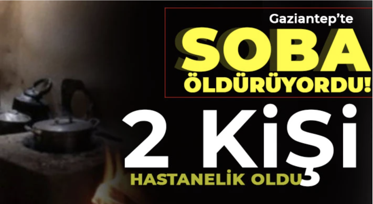 Soba öldürüyordu! 2 kişi hastanelik oldu