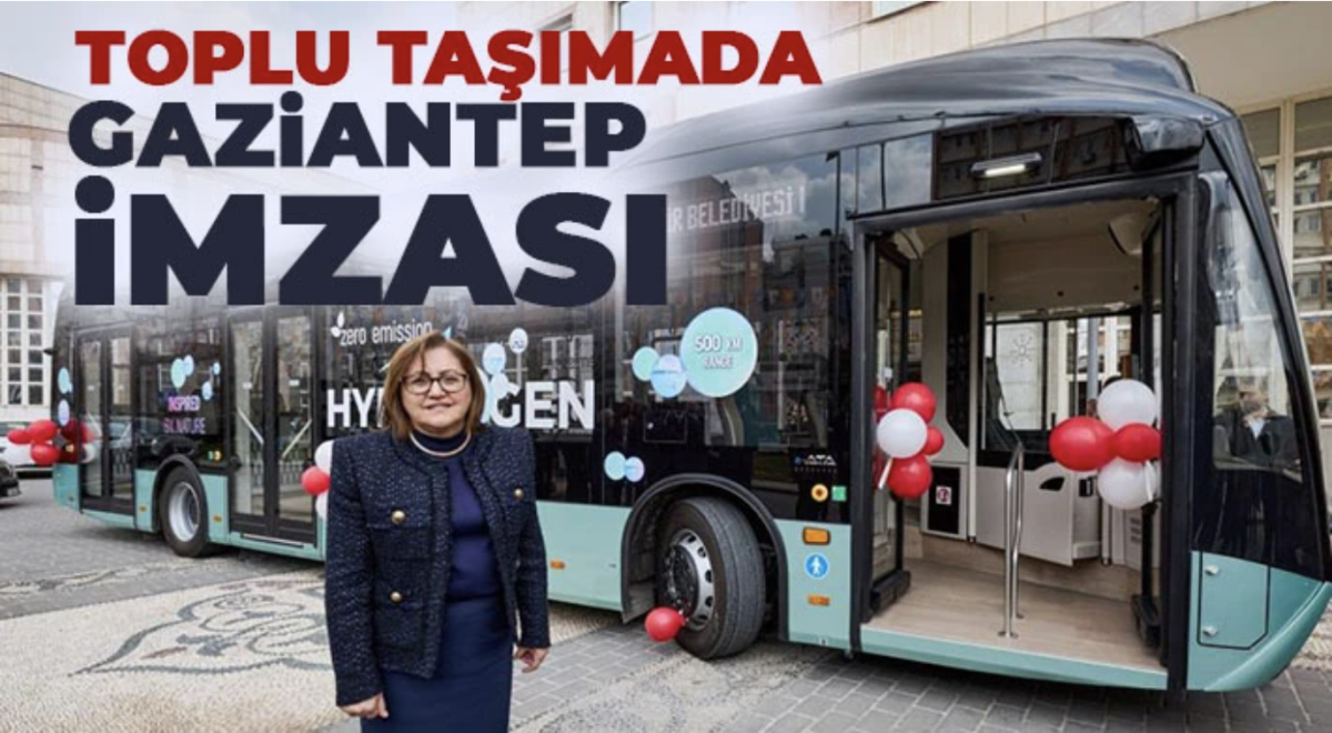 Toplu taşımada Gaziantep imzası