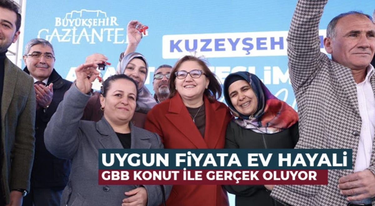 Uygun fiyata ev hayali GBB konut ile gerçek oluyor